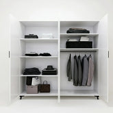 Luxury Four-Sided Walk-In Wardrobe with Premium Storage Space