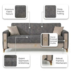 Refined 3-Seater Sofa Premium Long-Lasting Comfort with Elegant Design