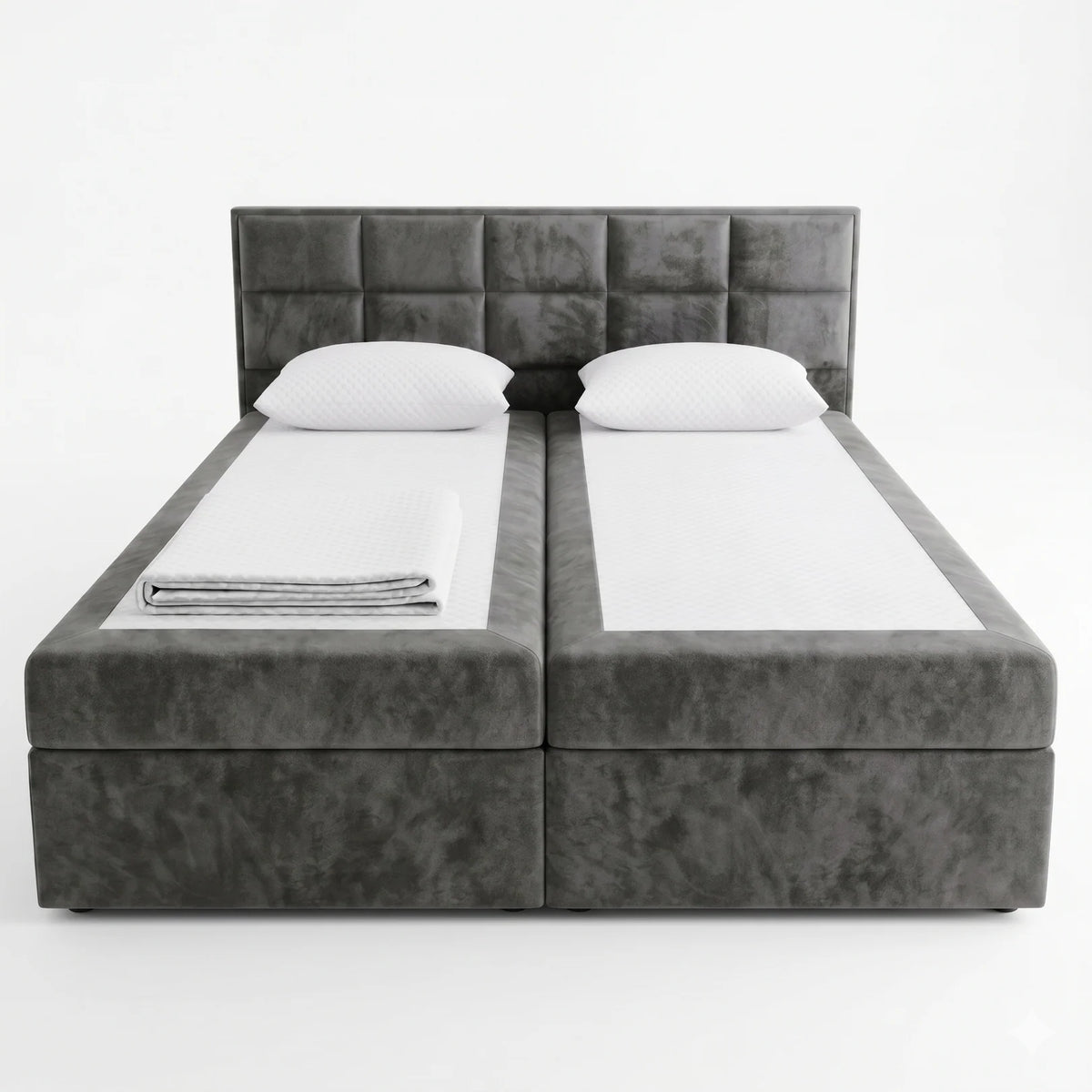 Luxury Butterfly Design Storage Bed, Premium Spring Base & High-Quality Mattress