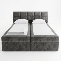 Luxury Butterfly Design Storage Bed, Premium Spring Base & High-Quality Mattress