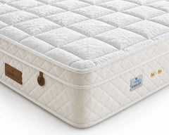 Luxury Turkish Pocket Spring Mattress with Diamond Quilted Design, Ventilation Comfort