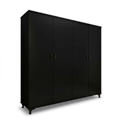 Luxury Four-Sided Walk-In Wardrobe with Premium Storage Space