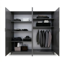 Luxury Four-Sided Walk-In Wardrobe with Premium Storage Space